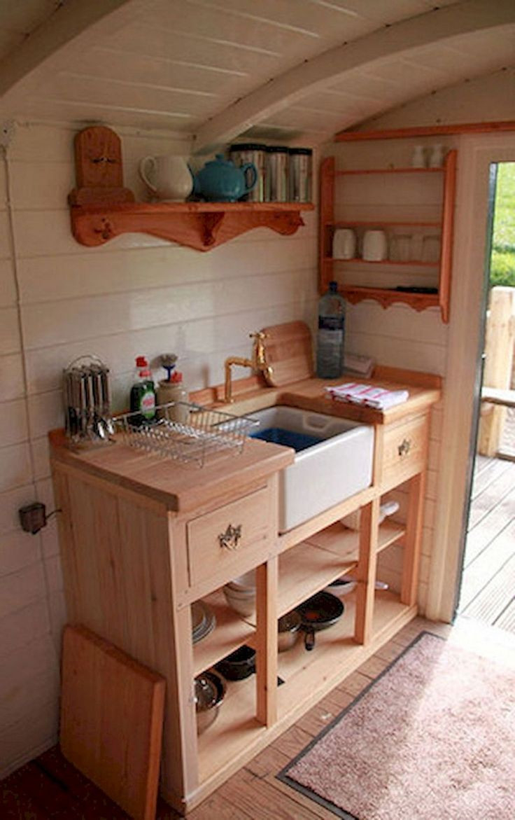 44+ Magnificent Tiny House Kitchen Maximize Space Ideas